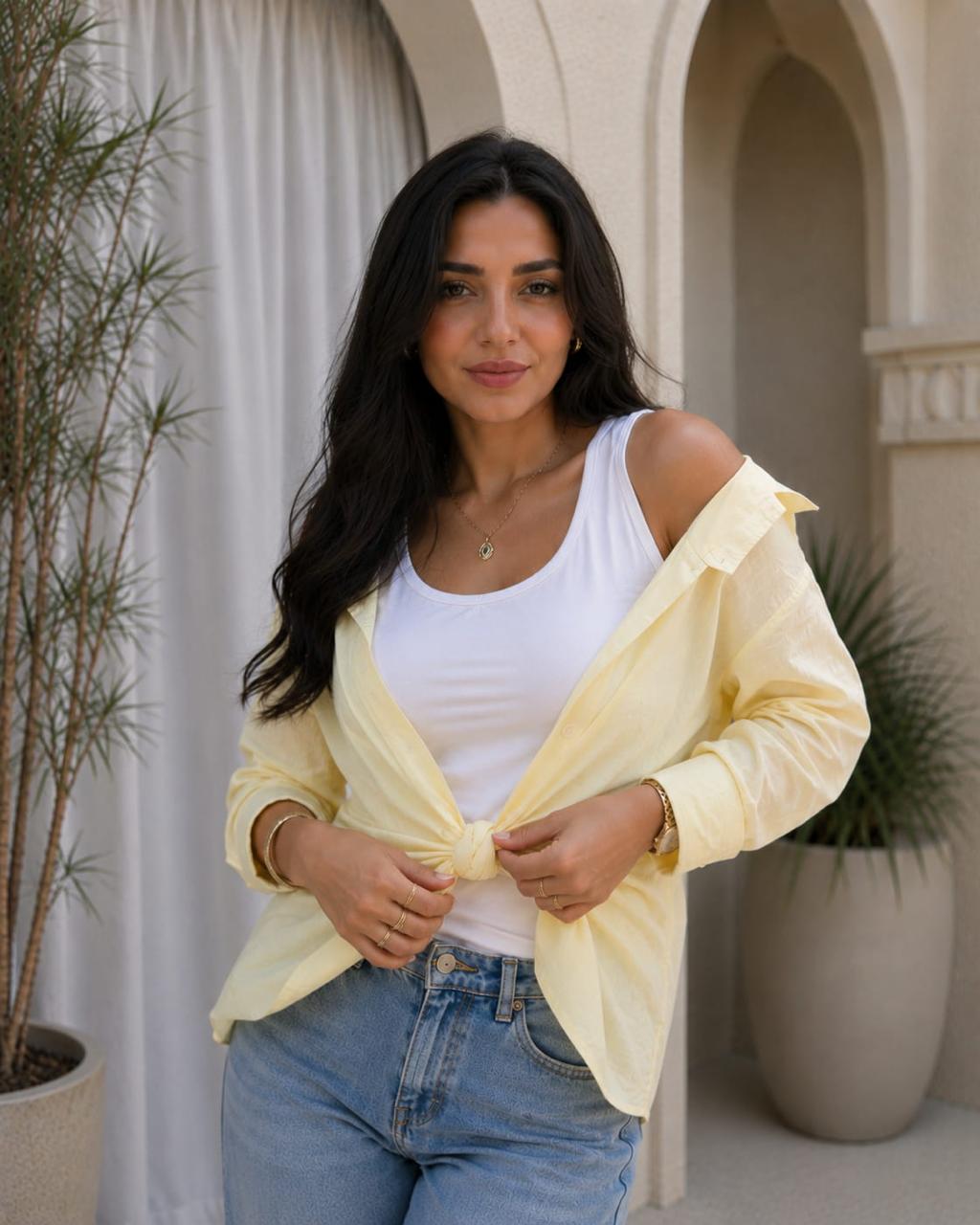 Oversized Button-Down blouse