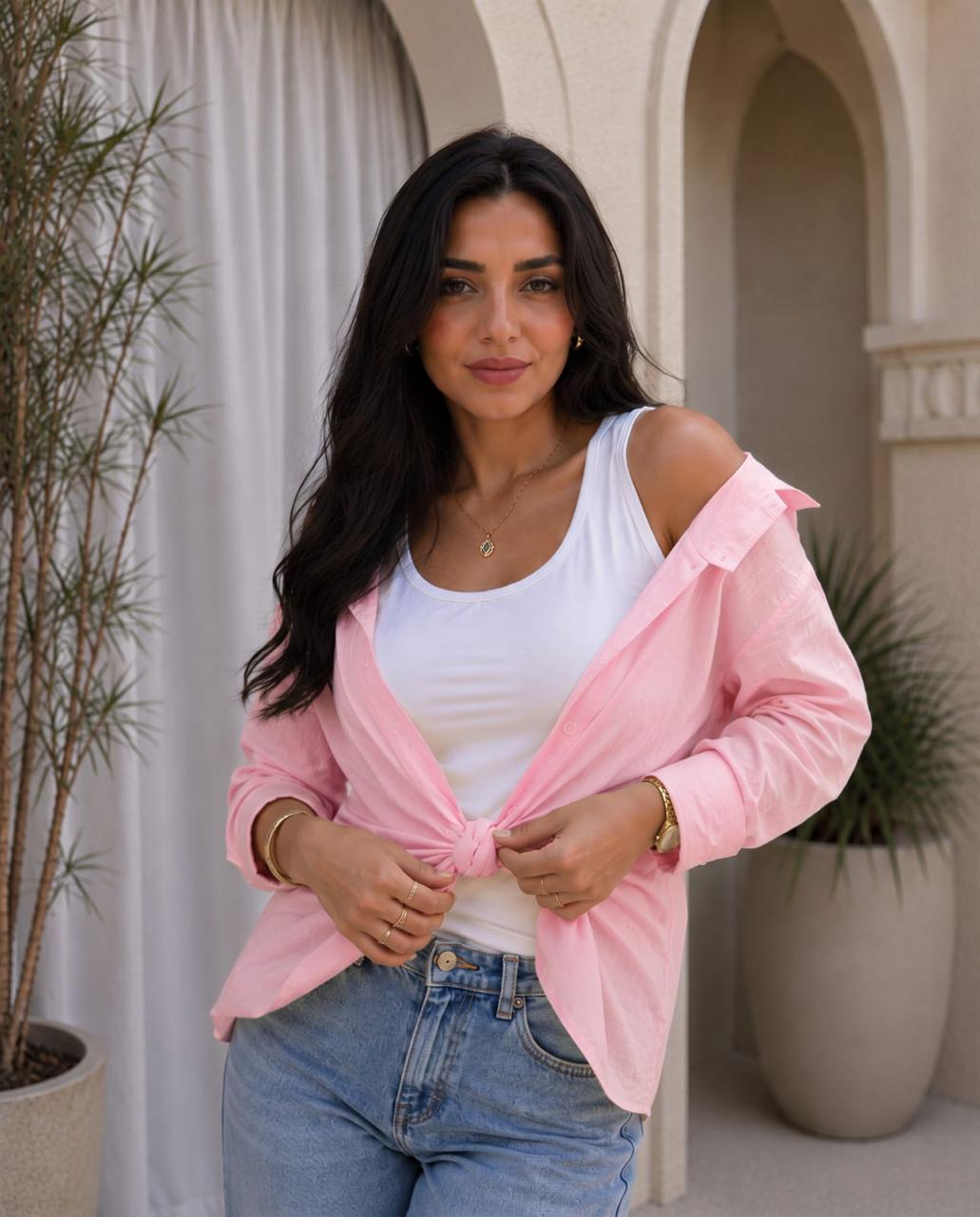 Oversized Button-Down blouse