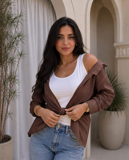 Oversized Button-Down blouse